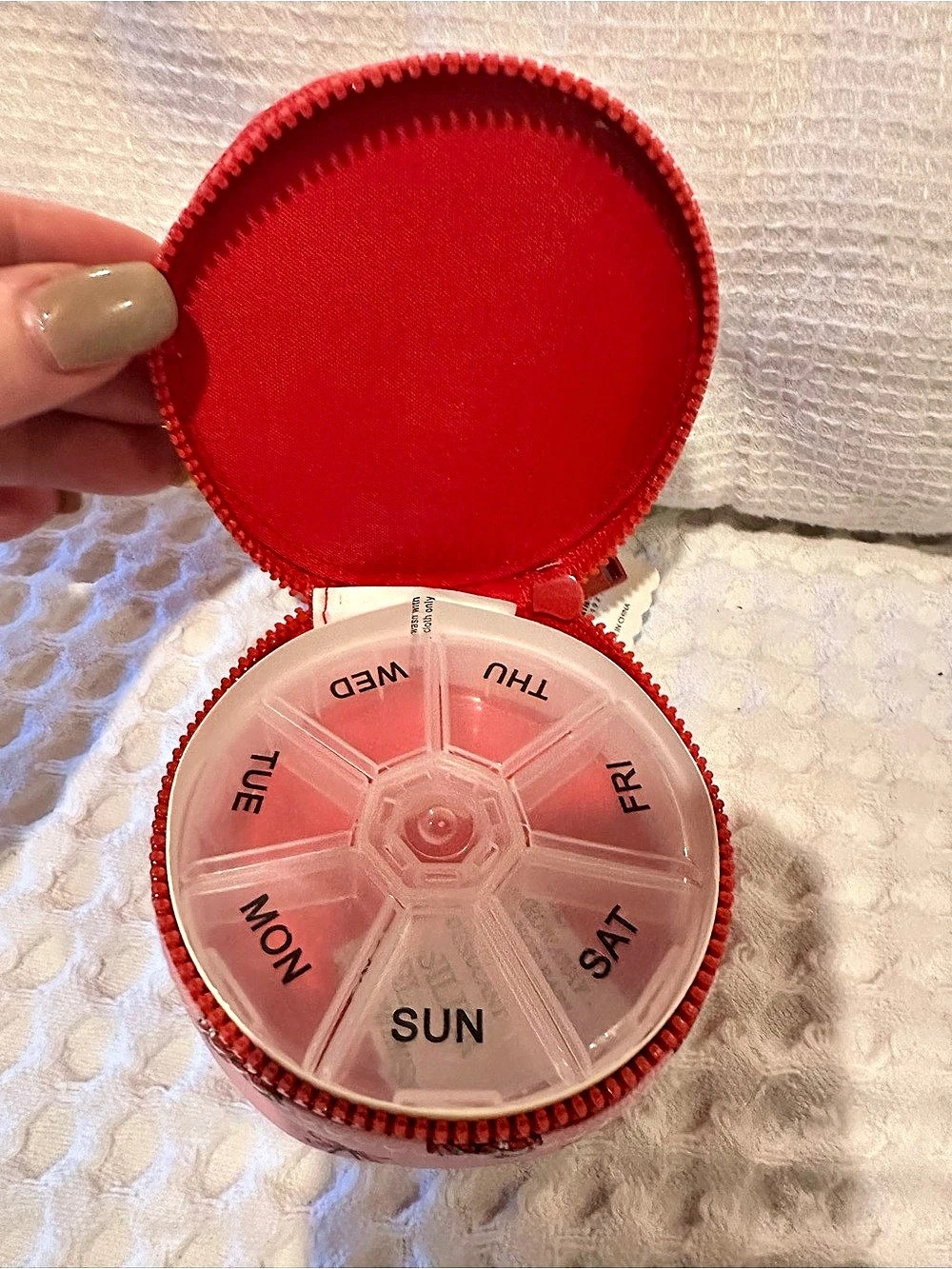 NWT - Simply Southern Pill Box Cherry Print in Pink